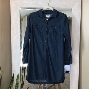 Old Navy long sleeve denim dress